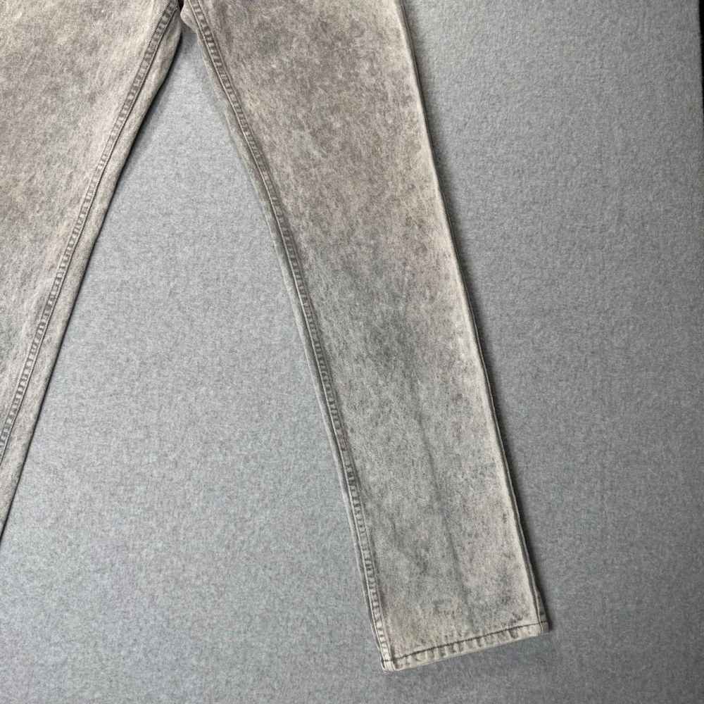 Levi 506 Jeans Mens 30x34 Gray Acid Wash Straight Leg Vintage Made USA 506-0261
